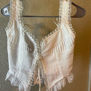 Fait Par Foutch Renee Top in Ivory